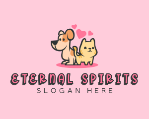 Dog Cat Pet logo design