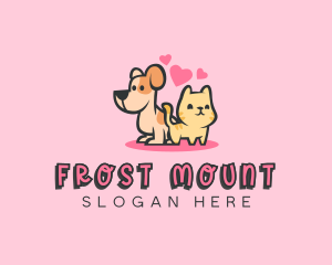 Dog Cat Pet logo design