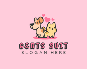 Dog Cat Pet logo design