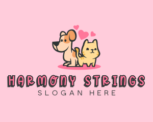 Dog Cat Pet logo design