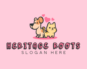 Dog Cat Pet logo design