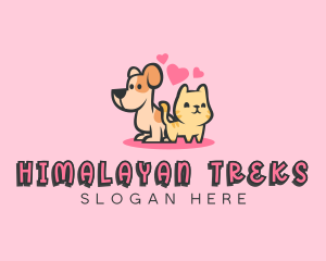 Dog Cat Pet logo design