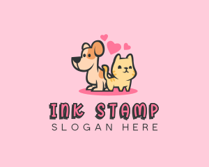 Dog Cat Pet logo design