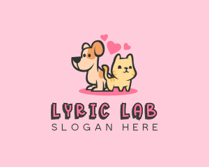 Dog Cat Pet logo design