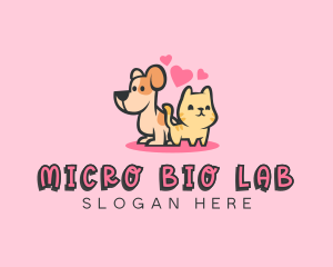 Dog Cat Pet logo design