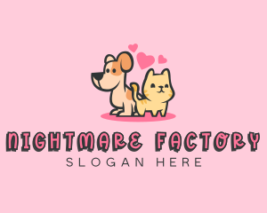 Dog Cat Pet logo design