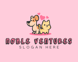 Dog Cat Pet logo design