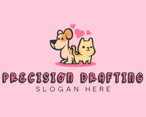 Dog Cat Pet logo design