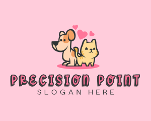 Dog Cat Pet logo design