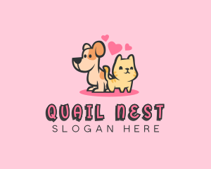 Dog Cat Pet logo design