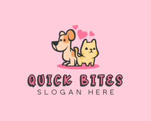 Dog Cat Pet logo design