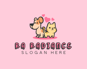 Dog Cat Pet logo design