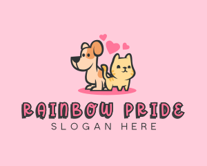 Dog Cat Pet logo design