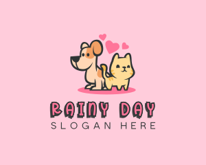 Dog Cat Pet logo design