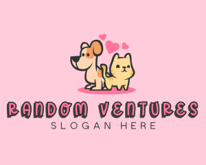 Dog Cat Pet logo design