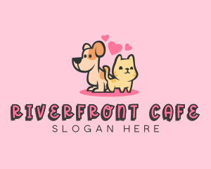 Dog Cat Pet logo design