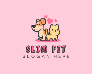 Dog Cat Pet logo design