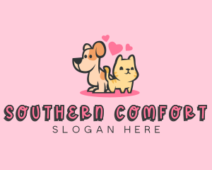 Dog Cat Pet logo design