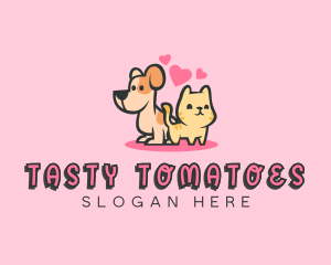 Dog Cat Pet logo design