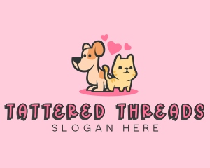 Dog Cat Pet logo design