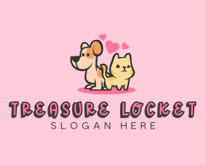 Dog Cat Pet logo design