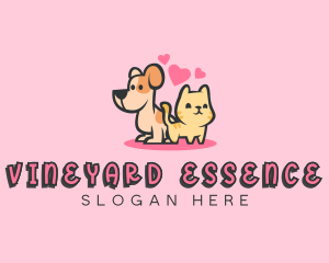 Dog Cat Pet logo design