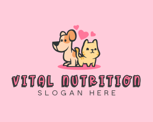 Dog Cat Pet logo design