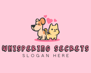 Dog Cat Pet logo design