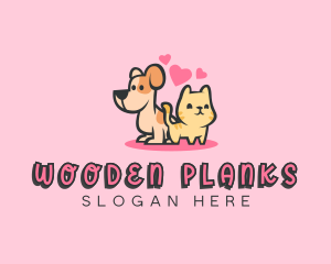 Dog Cat Pet logo design