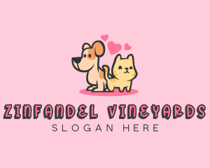 Dog Cat Pet logo design