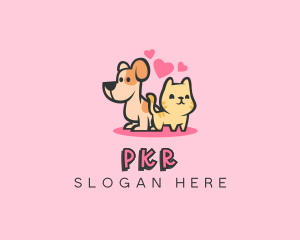 Dog Cat Pet logo design