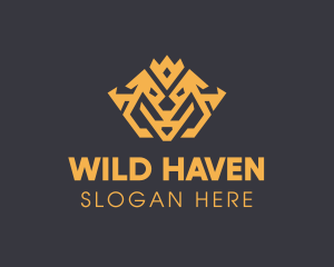 Animal Wild Crown logo design