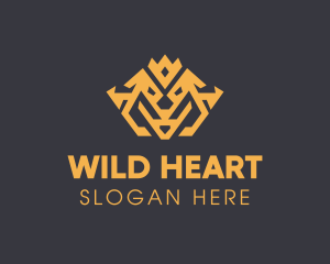 Animal Wild Crown logo design