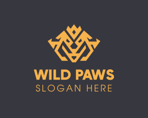 Animal Wild Crown logo design