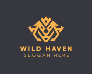 Animal Wild Crown logo design