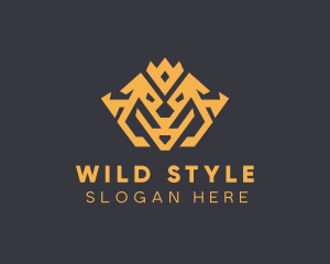 Animal Wild Crown logo design