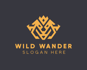 Animal Wild Crown logo design