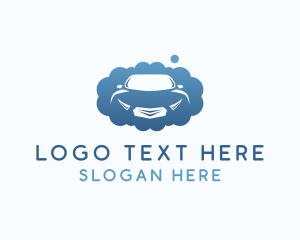 Car Bubble Car Wash logo design