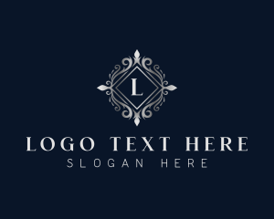 Vine - Luxury Crown Wreath logo design