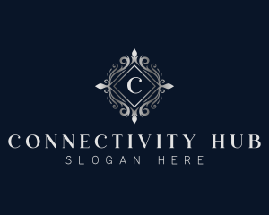 Decor - Luxury Crown Wreath logo design