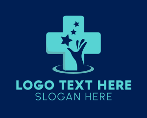 Surgeon - Hospital Charity Hand logo design