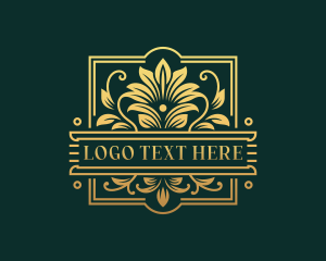 Luxury - Wedding Event Florist logo design