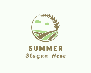 Countryside Farm Field logo design