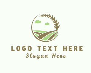 Countryside Farm Field Logo