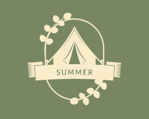 Traveller Camping Emblem logo design