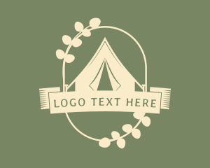 Retreat - Traveller Camping Emblem logo design