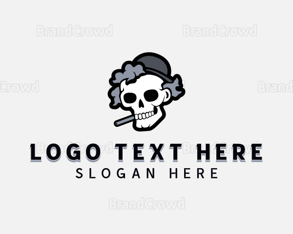 Smoking Skull Streetwear Logo