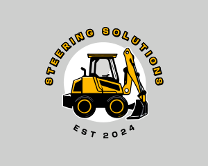 Quarry Excavation Digging logo design