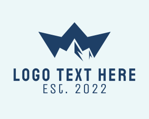 Trek - Royal Mountain Camping logo design