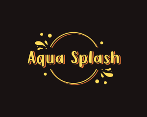 Yummy Splash Restaurant logo design